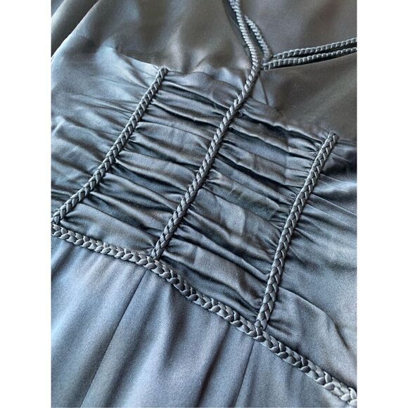 Ellie Tahari 100% Silk Black Maxi Formal Dress - Picture 7 of 11